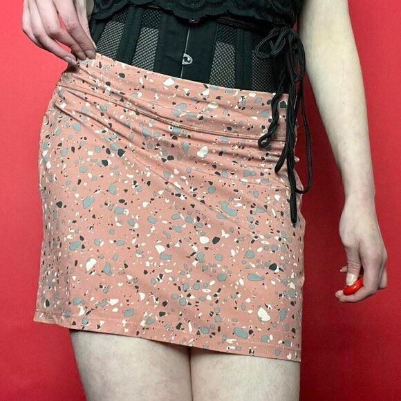 Smartwool / Neutral coloured splatter patterned skortββββββββββ - Picture 2 of 5